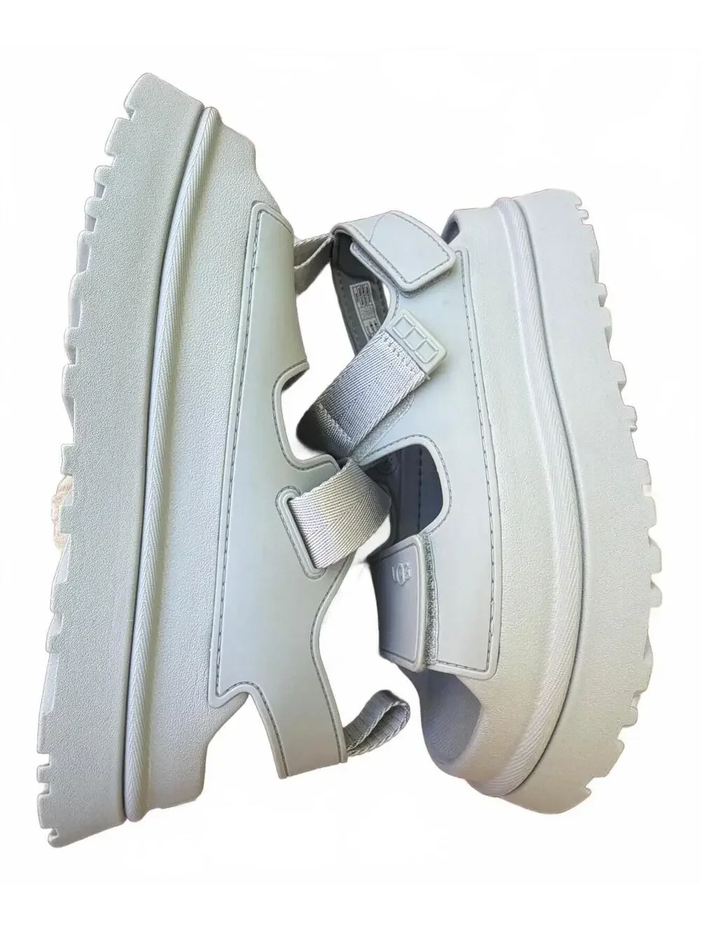 NWOT UGG Womens GoldenGlow Platform Sandals in Ice Blue size 8